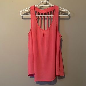 Medium tank top with open back.